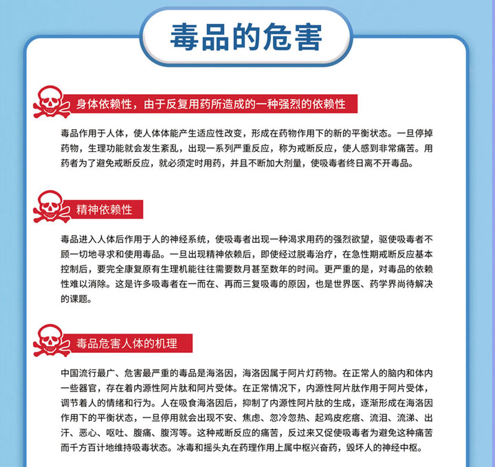 珍爱生命,远离毒品,毒品危害