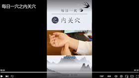 每日一穴之内关穴