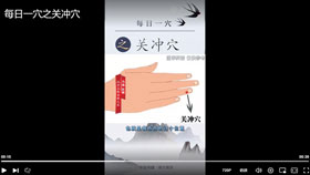 每日一穴之关冲穴