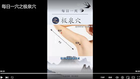 每日一穴之极泉穴